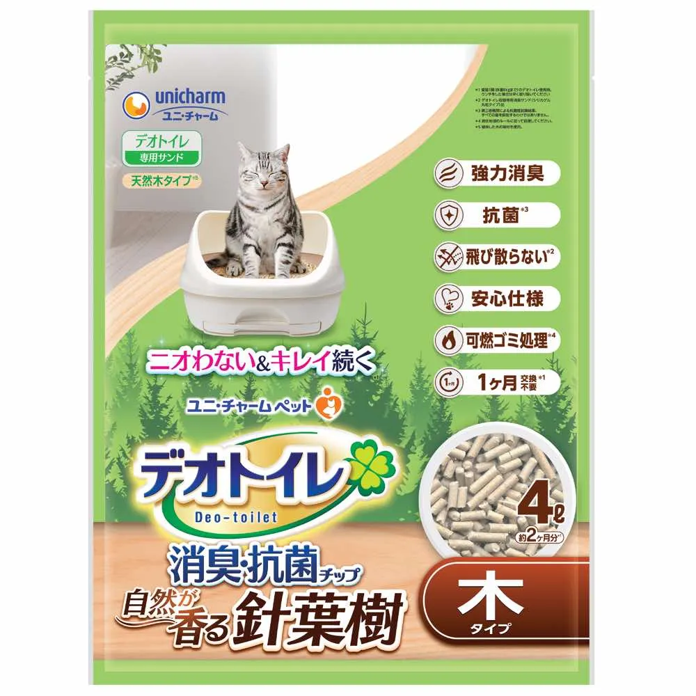 12% OFF: Unicharm Deo-Toilet Wood Pellet Refill 4L
