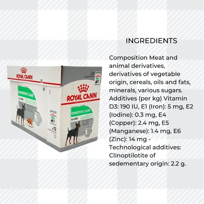 AETN Creations Digestive Care Wet Dog Food Pack 2x12x85g Plus Jerky Treat, Formulated To Support Optimal Health In Adult Dogs