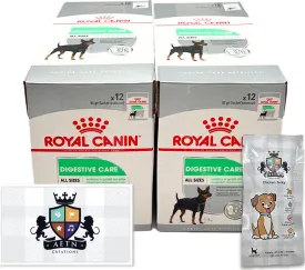 AETN Creations Digestive Care Wet Dog Food Pack 2x12x85g Plus Jerky Treat, Formulated To Support Optimal Health In Adult Dogs