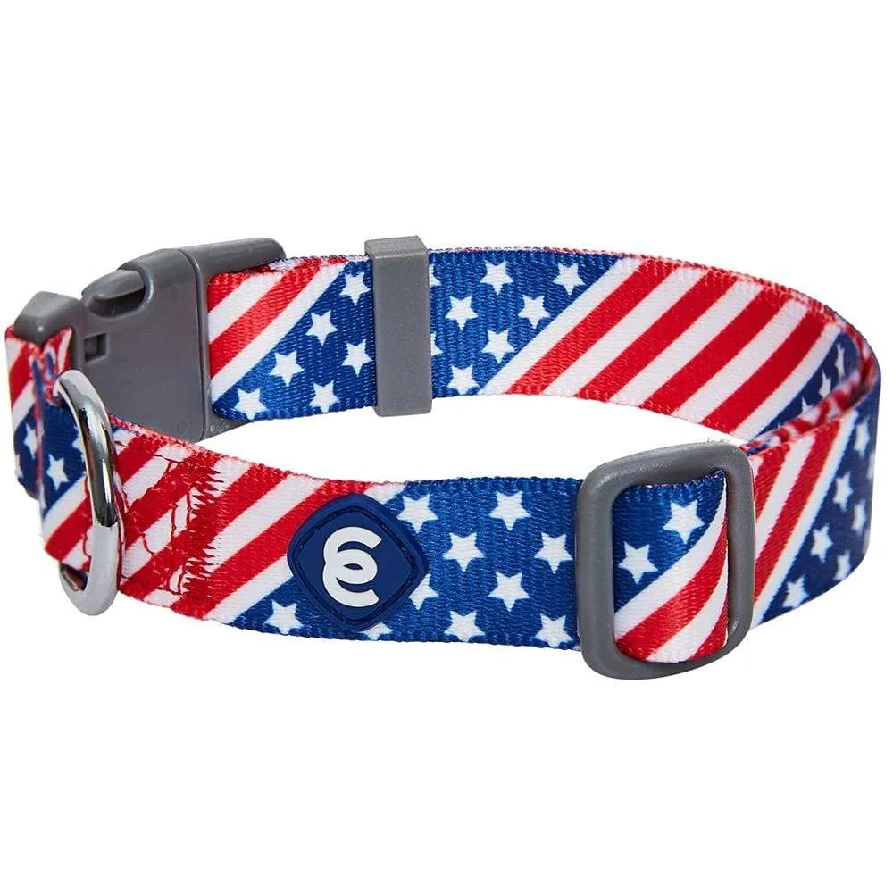 American Flag Dog Collar for Stylish Pet Patriotism