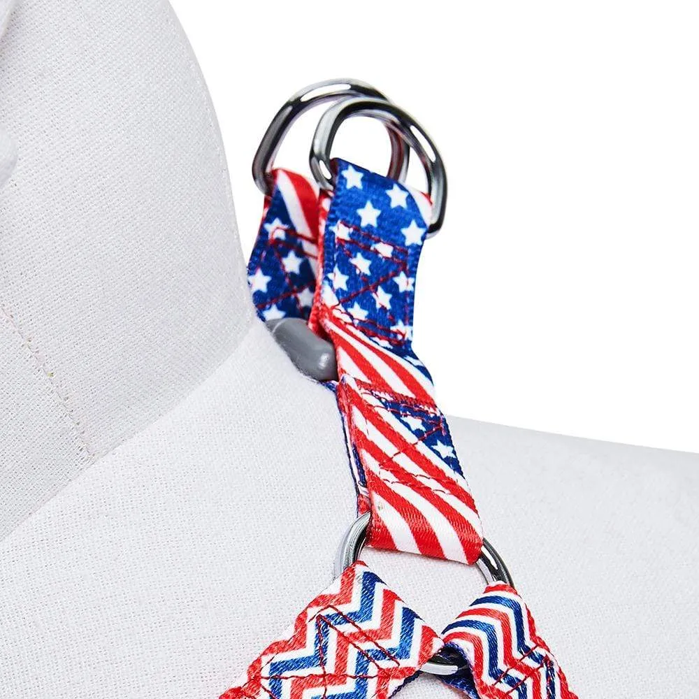 American Flag Dog Harness for Patriotic Pet Lovers