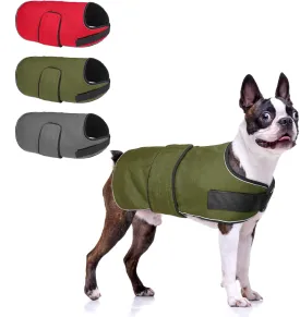 BEAUTYZOO Reflective Dog Winter Coat - Fleece Lined, Waterproof, Windproof Dog Jacket for Small to Great Dane Sizes