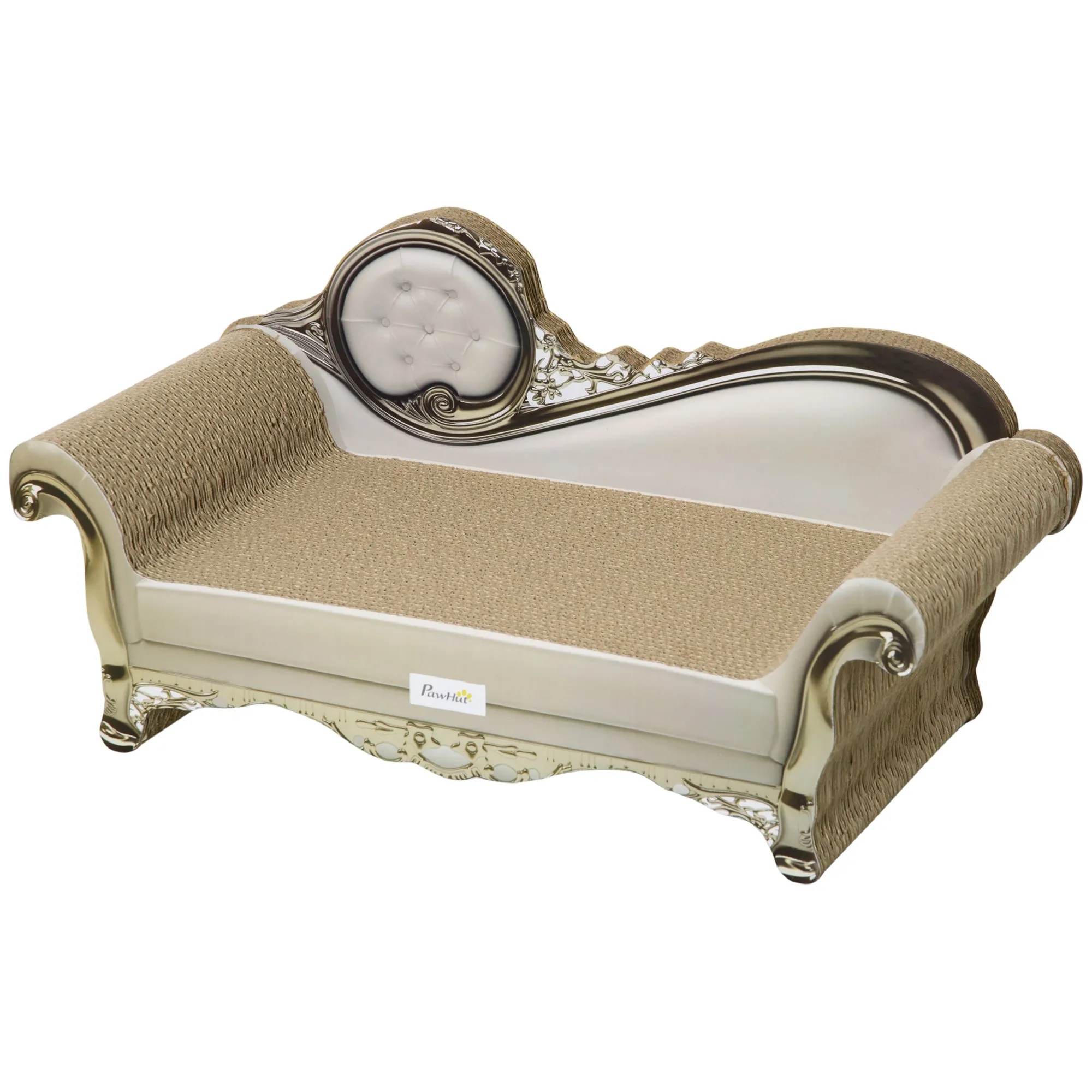 Brown Corrugated Cat Scratching Pad, 60L x 29.5W x 29H-cm - Brown