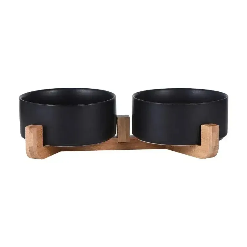 Cat Ceramic Food And Water Bowls (850ml) Medium Dog and Large Cats