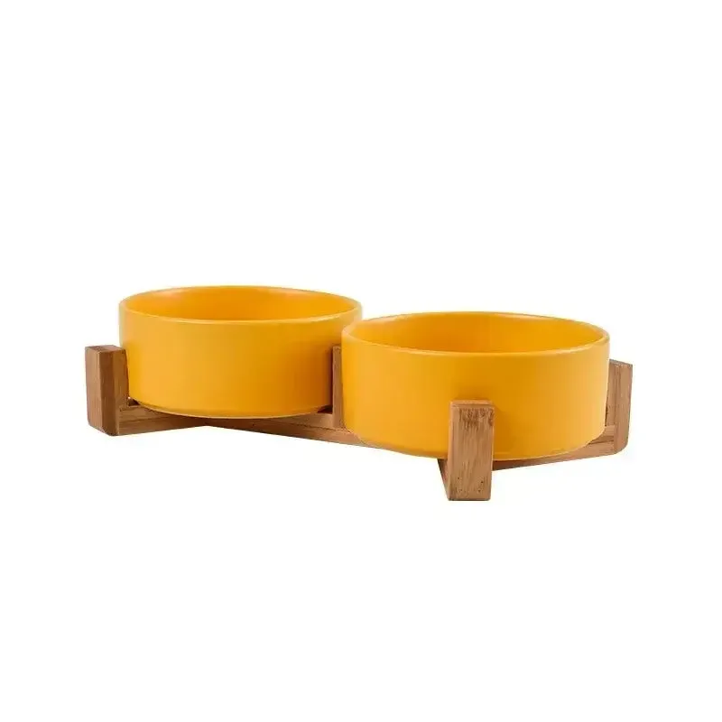 Cat Ceramic Food And Water Bowls (850ml) Medium Dog and Large Cats