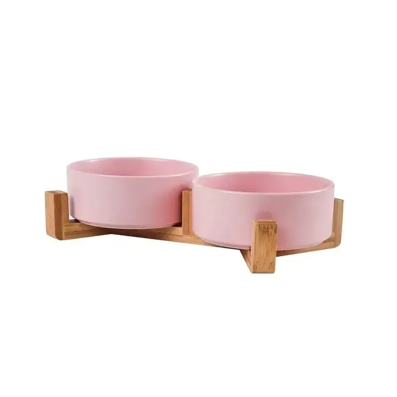 Cat Ceramic Food And Water Bowls (850ml) Medium Dog and Large Cats