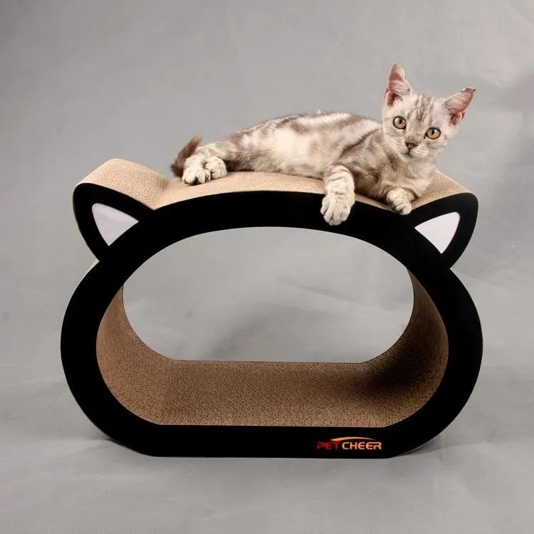Cat Head Cat Scratcher Board