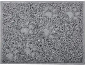 Cat Litter Box Debris Catcher Mat 16x12 Inches,4 Colors Available (Gray)