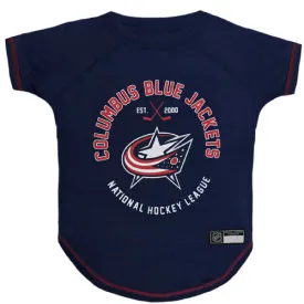 Columbus Blue Jackets Dog T-Shirt