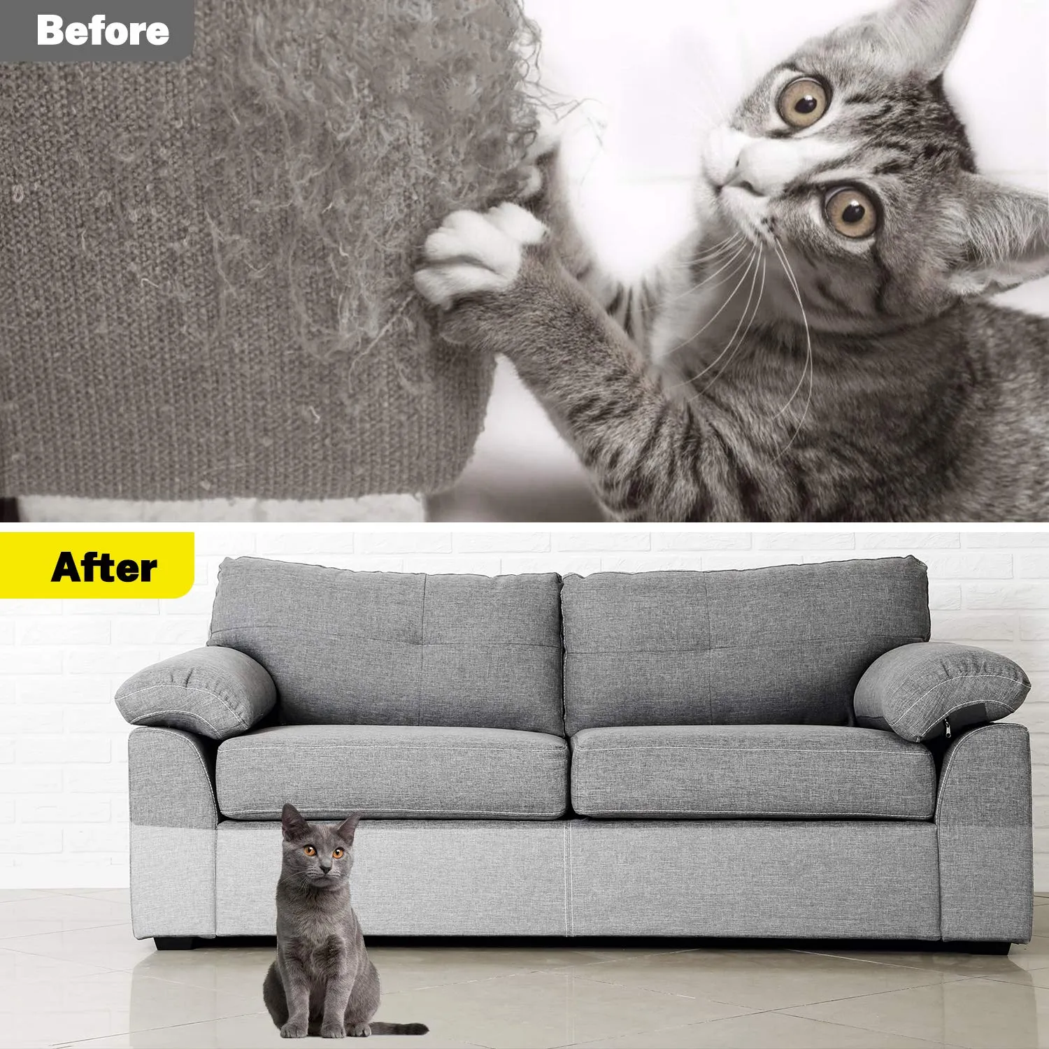 Couch Cat Claw Scratch Furniture Protector Pads