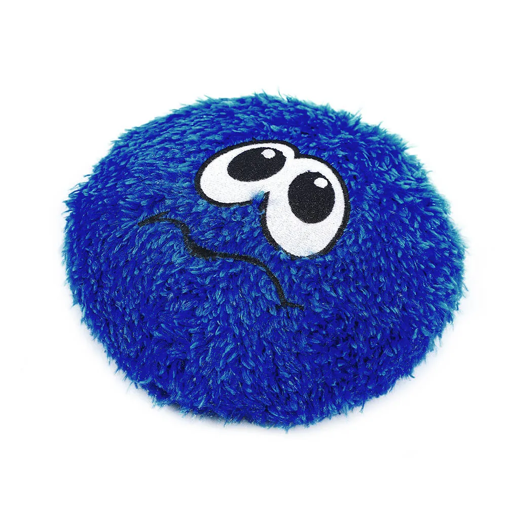 Disk Squeaky Plush Dog Toy