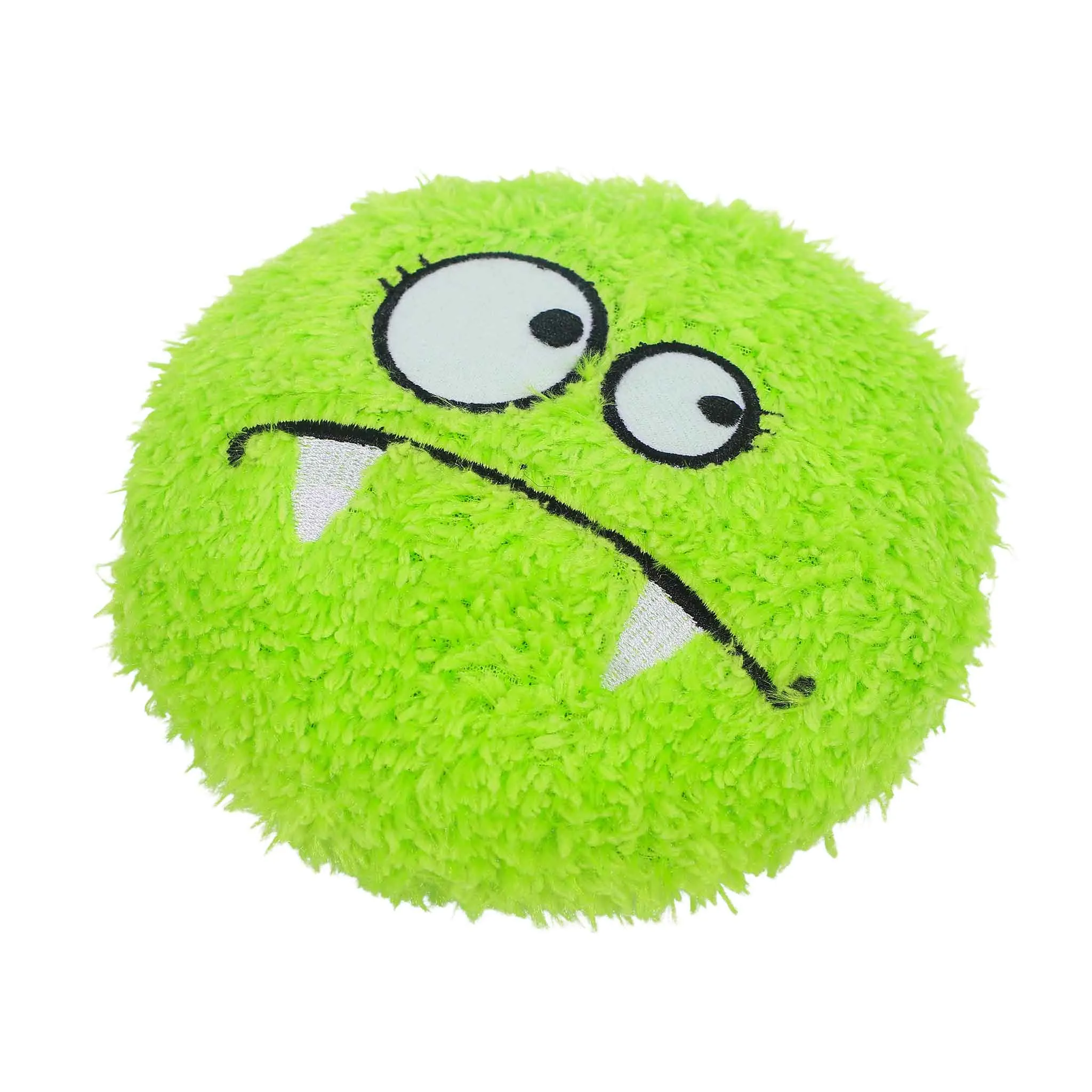 Disk Squeaky Plush Dog Toy
