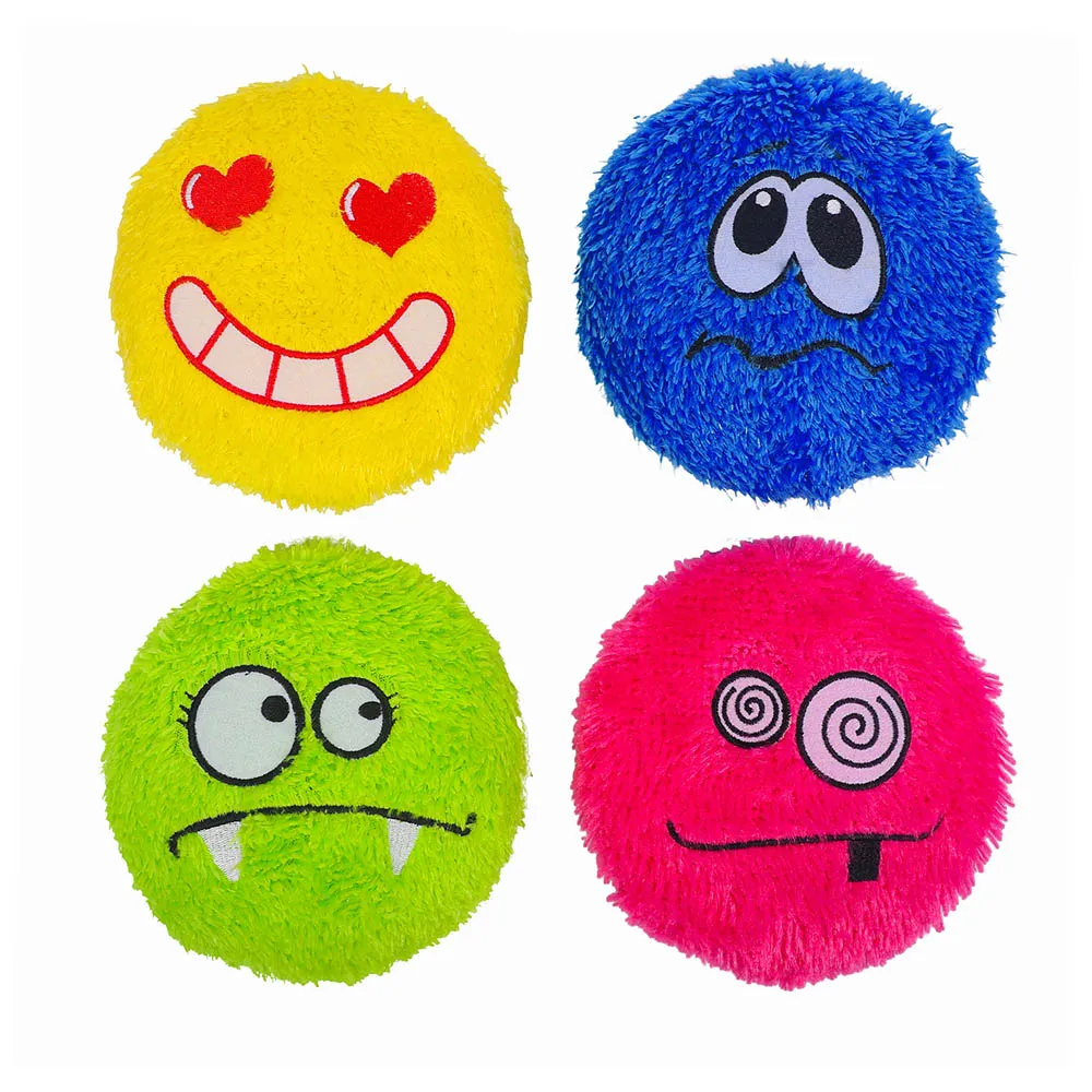 Disk Squeaky Plush Dog Toy