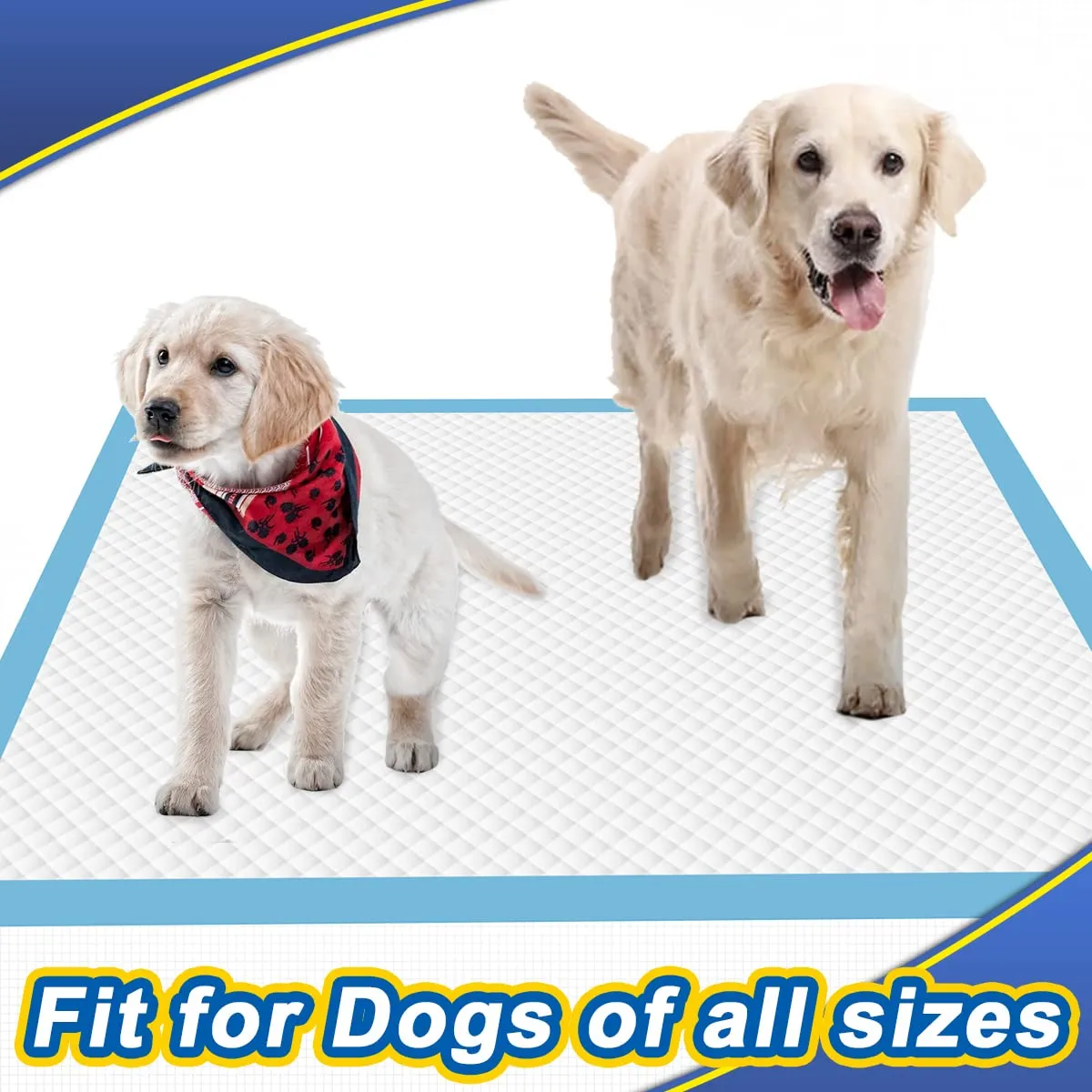 Dog Pee Pads Extra Large 80 Count, Thicken Dog Training Pads 30"x36", Puppy Pee Sheets XL for Indoor, Outdoor Use, Heavy Absorbent Disposable Underpads Large Capacity