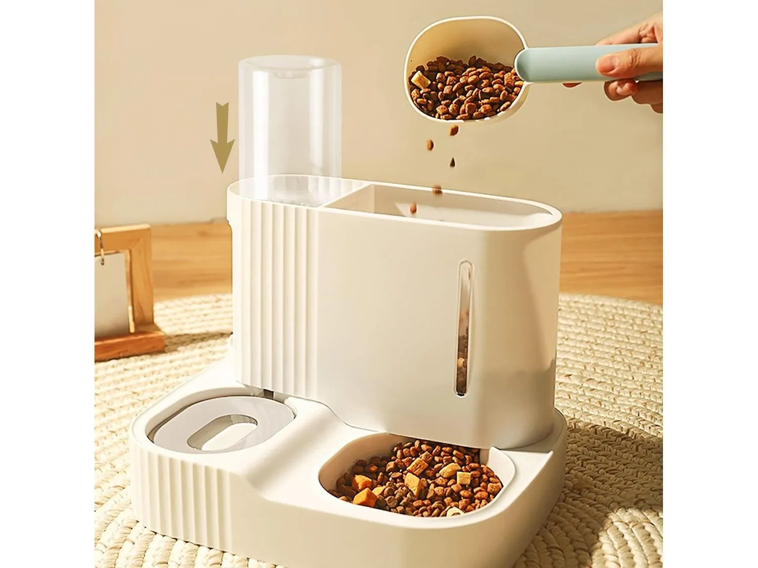 DUPLO Food & Water Dispenser White - 6 L/2.65 KG White