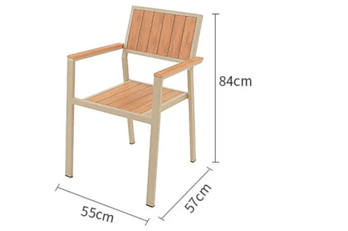 Echo Outdoor Square Dining Set -- Champagne