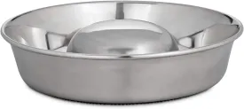 EveryYay Take it Slow Stainless Steel Slow Feeder for Dogs 6.5 Cups