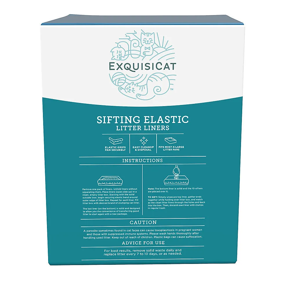 ExquisiCat® Sifting Elastic Litter Liners