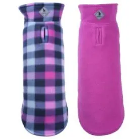 Fargo Fleece Dog Jacket Purple