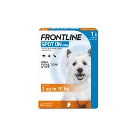 Frontline Spot On Flea And Tick Control For Dogs - 1 Pack