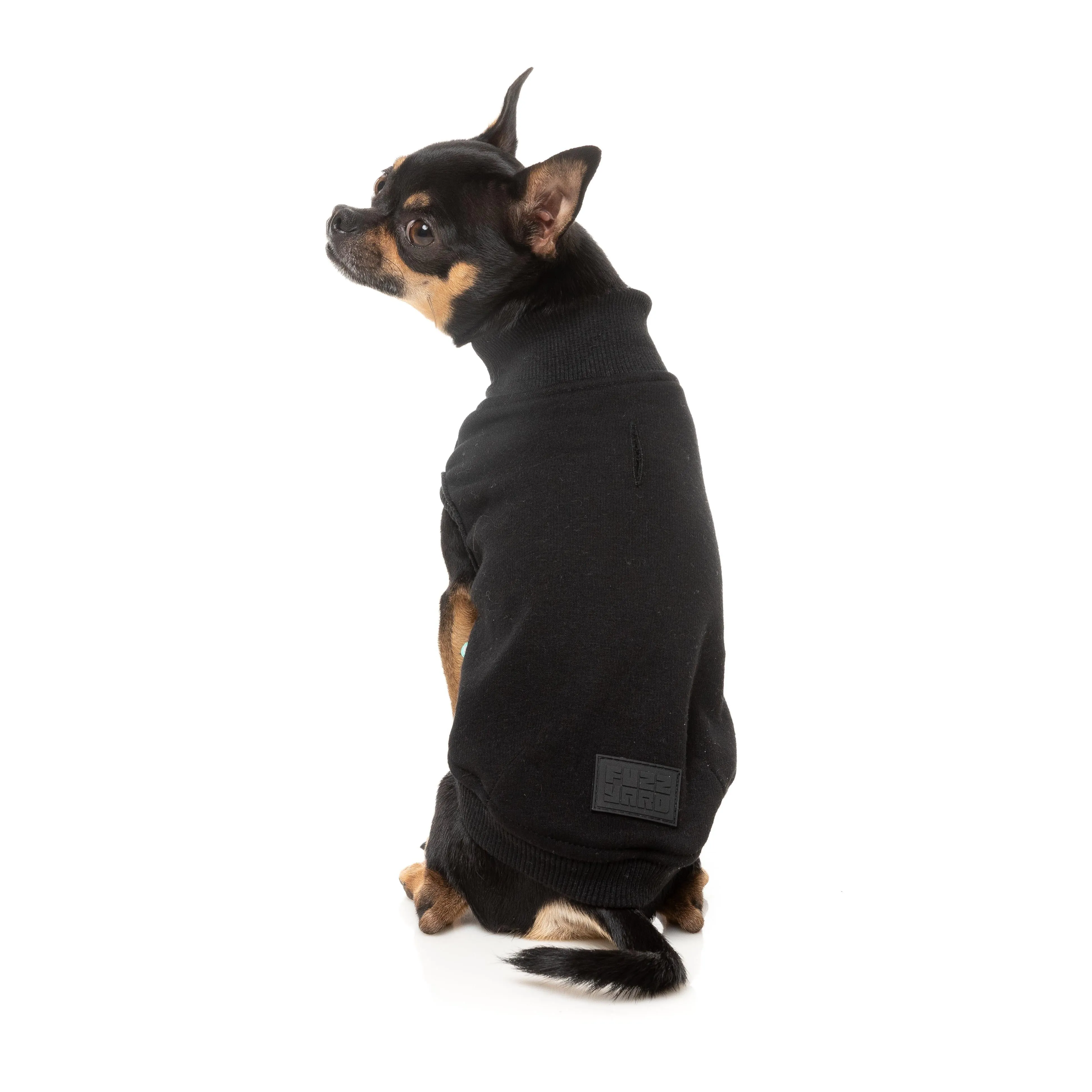 FuzzYard Dog Apparel Smiley Sweater Black Size 4