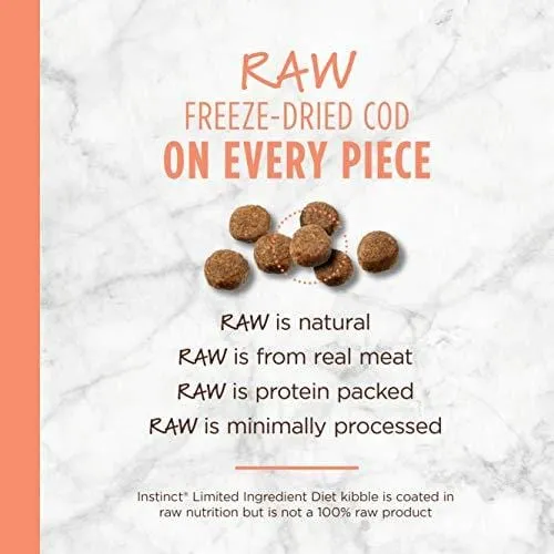 Instinct Limited Ingredient Diet Grain Free Recipe with Real Salmon Natural Dry Dog Food by Nature's Variety, 20 lb. Bag