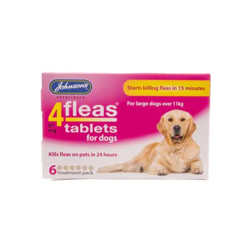 Johnson's Dog Flea Tablets for Large Dogs (Size Varieties)