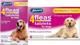 Johnson's Dog Flea Tablets for Large Dogs (Size Varieties)