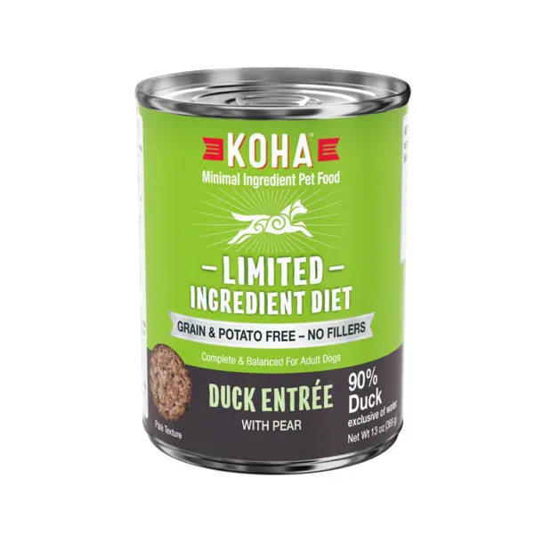 KOHA Limited Ingredient Duck Entrée Canned Dog Food
