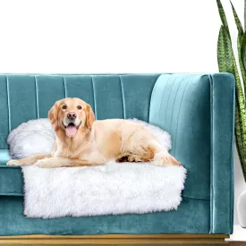 Large Luxury Fur Dog Bed Sofa Protector Calming Dog Bed, Furniture Protector