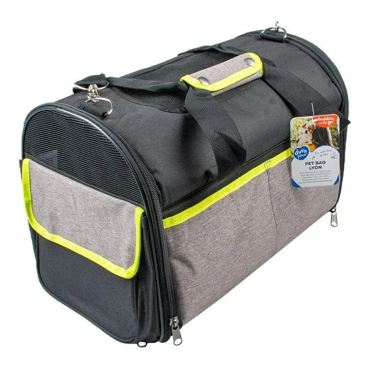 Lyon pet bag 41x26x28cm - max. 6kg black