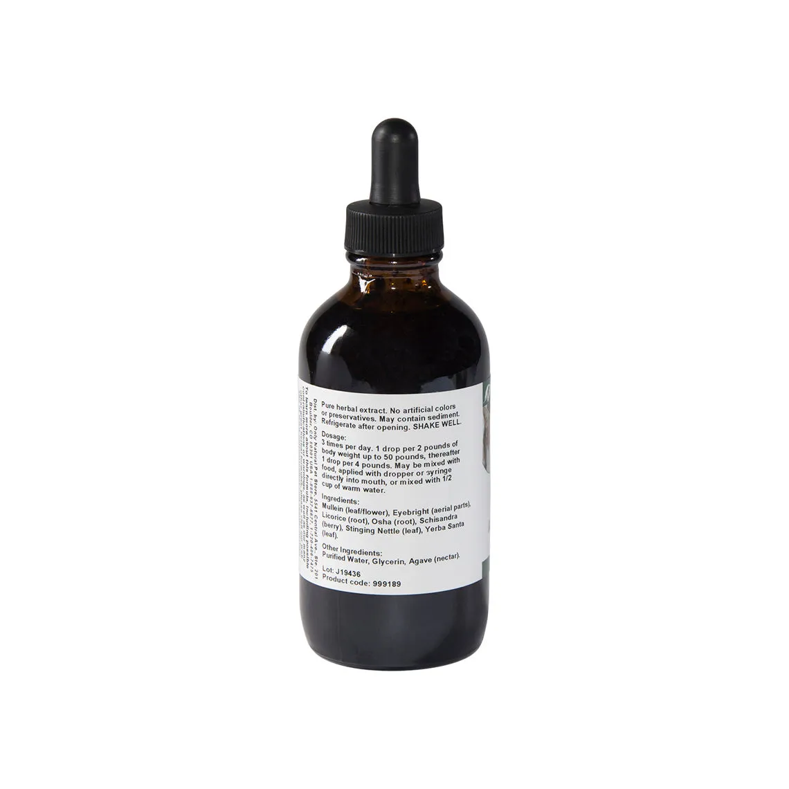 Only Natural Pet Aller Free 7 Herbal Liquid Formula for Dogs & Cats 2oz