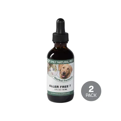 Only Natural Pet Aller Free 7 Herbal Liquid Formula for Dogs & Cats 2oz