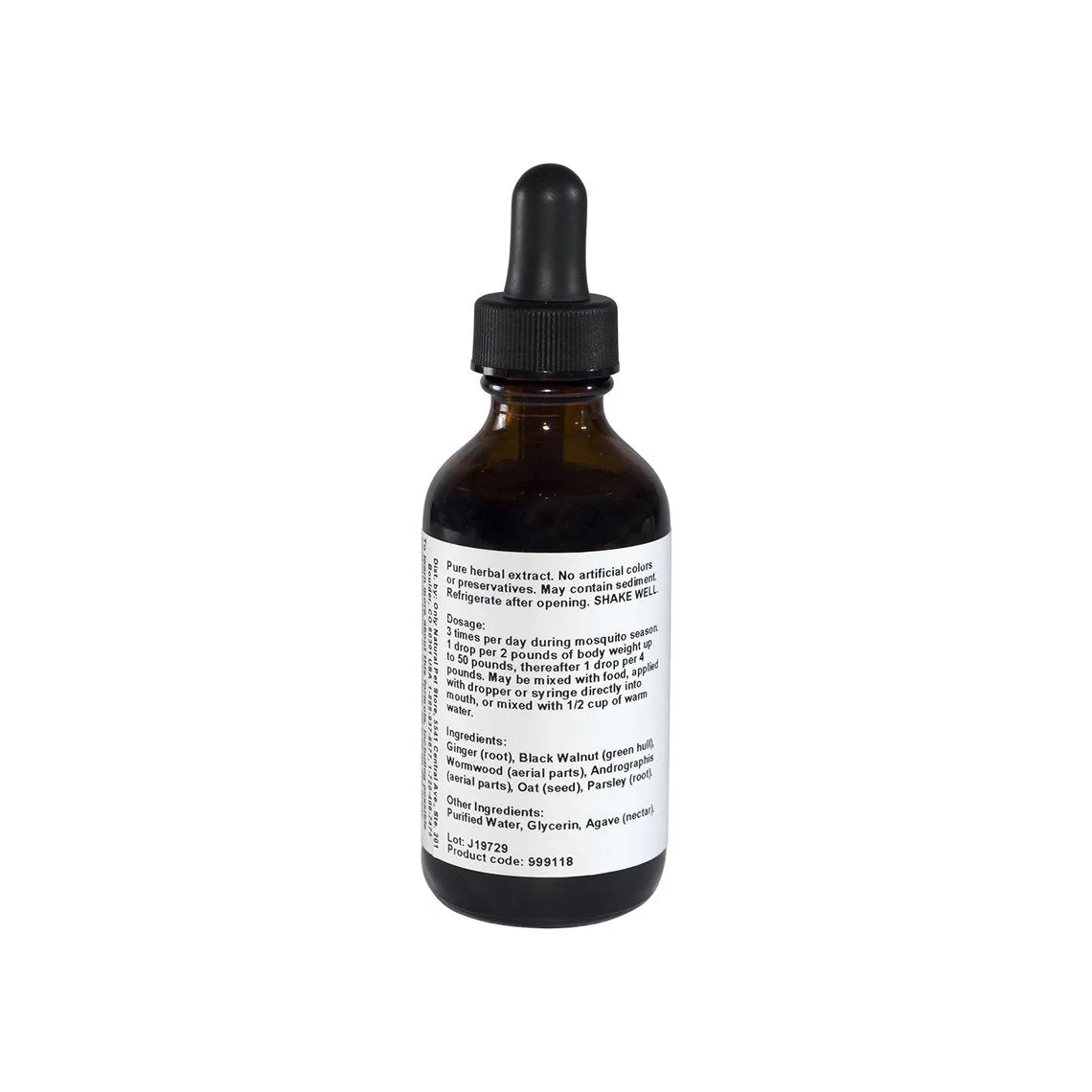 Only Natural Pet HW Protect Liquid Herbal Formula for Dogs & Cats