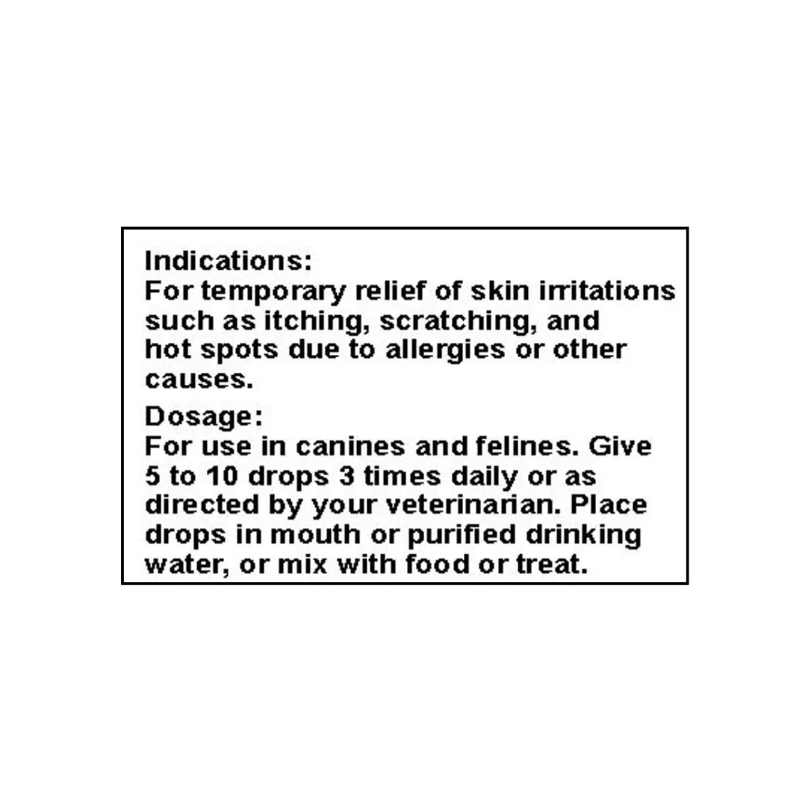 Only Natural Pet Skin & Itch Homeopathic Remedy