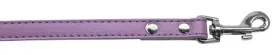 Premium plain pet leash 1-2" wide x 4' long Lavender