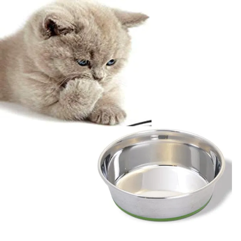 Stainless Steel Cat Dish or Bowl 8 oz -236 ml
