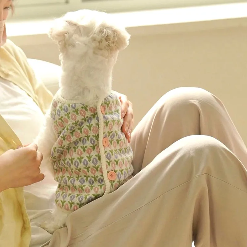 Tulip Classy Button Back Pet Jacket Vest