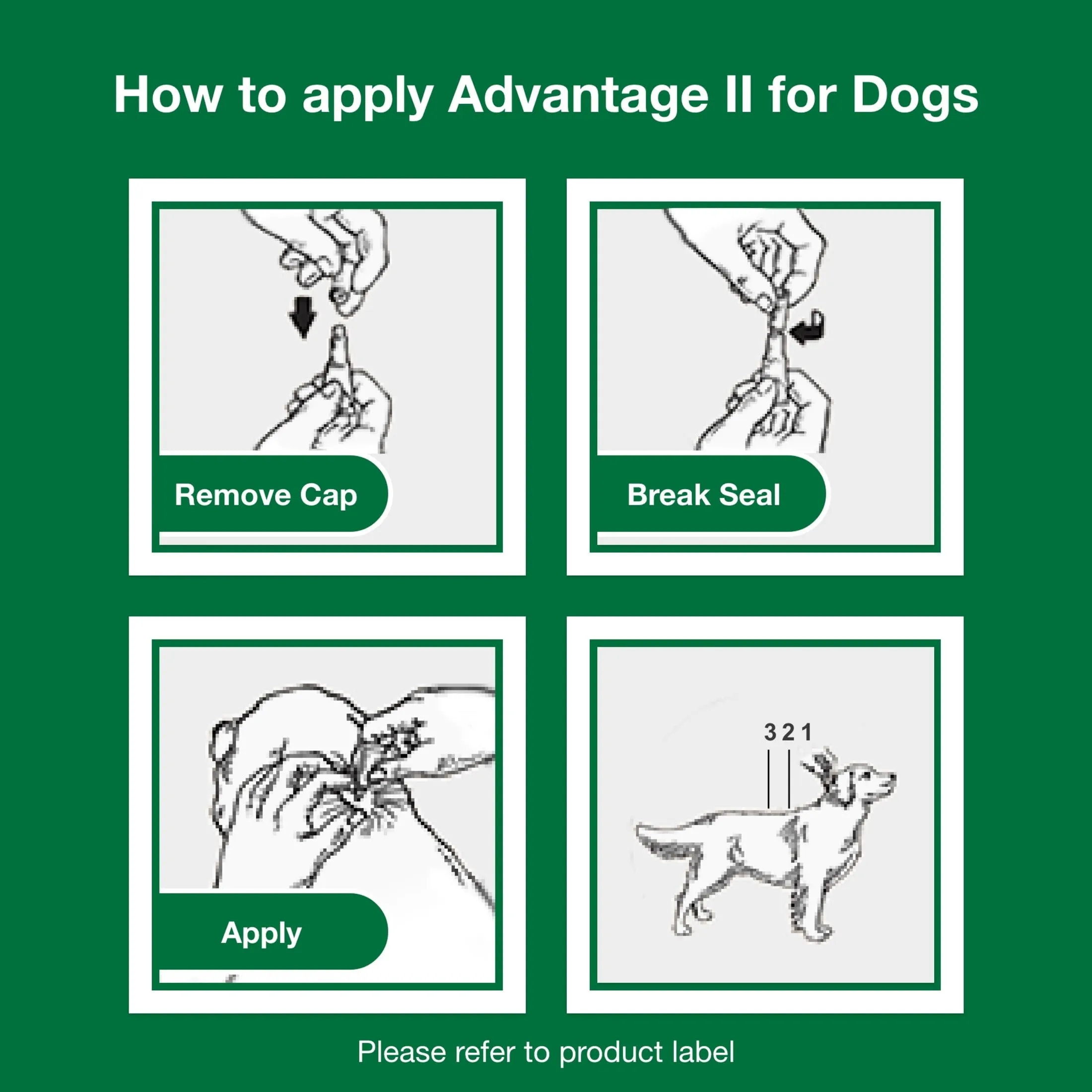 Vet-Recommended Flea Prevention for XL Dogs 55 Lbs , 6-Monthly Treatments