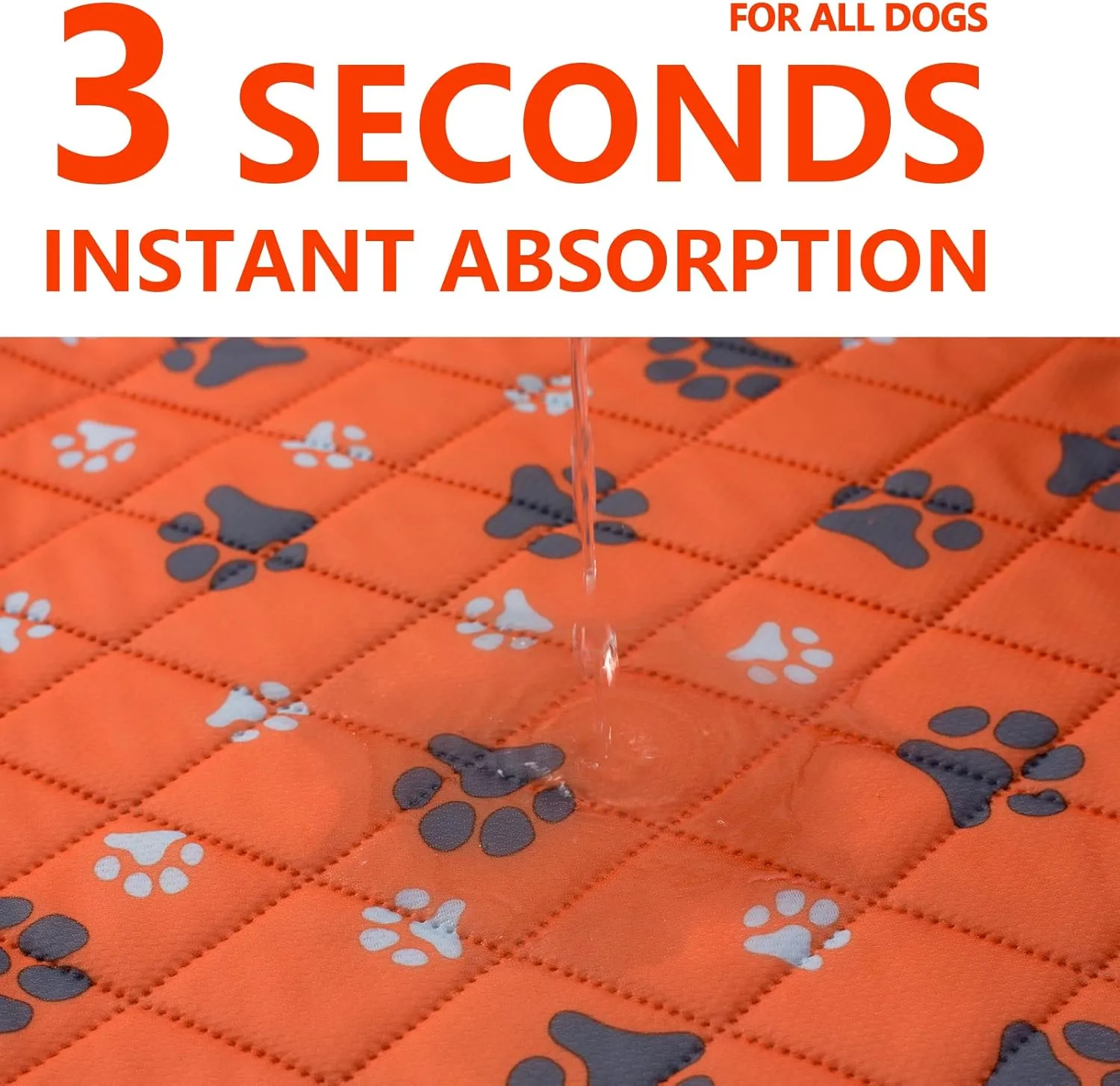 Washable Pee Pad for Dogs of 2Pack Reusable Puppy Non-Slip Pet Training PadsPink,31*36"