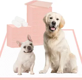 XXL Dog Pads Extra Large, 35 Count Puppy Pee Pads Jumbo, 36"  36" Doggy Pads PinkDisposable Training Pads, Super Absorbent & Leak-Proof & Quick Drying Potty Pads
